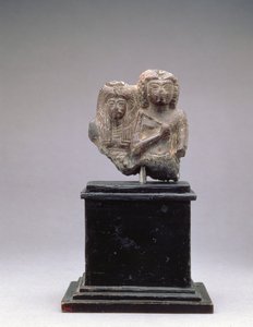 Re Amenofi I e sua madre, Ahmose-Nofretiri, probabilmente dal regno di Amenofi III, Nuovo Regno, 1390-1353 a.C.